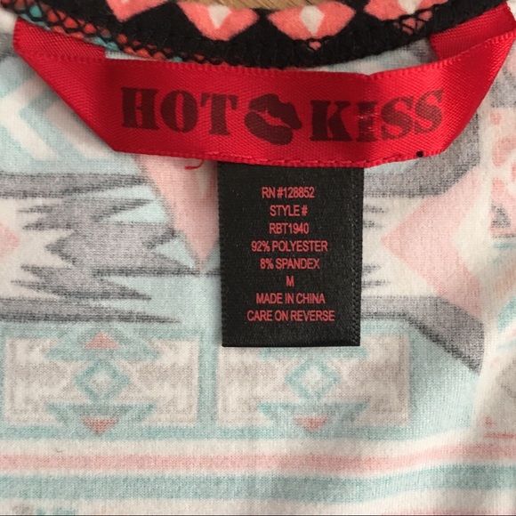 Hot Kiss Colorful Southwest Turquoise & Coral Tank - Picture 4 of 6